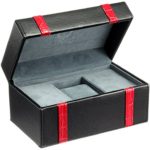 Brillier Women's Analog Display Swiss Quartz Black Watch