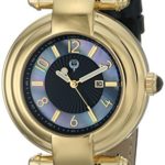 Brillier Women's Klassique Analog Display Quartz Black Watch