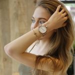 MAMONA Women's Rose Gold Quartz Watch Gift Set Waterproof