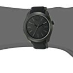 Movado Stainless Steel Swiss-Quartz Watch with Silicone Strap, Black
