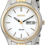 Seiko Men's SNE032 Two-Tone Stainless Steel Solar Watch