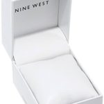 Nine West Women's Matte Pastel Pink Rubberized Bracelet Watch