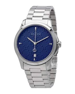 Gucci G-Timeless Diamante Blue Dial Ladies Watch