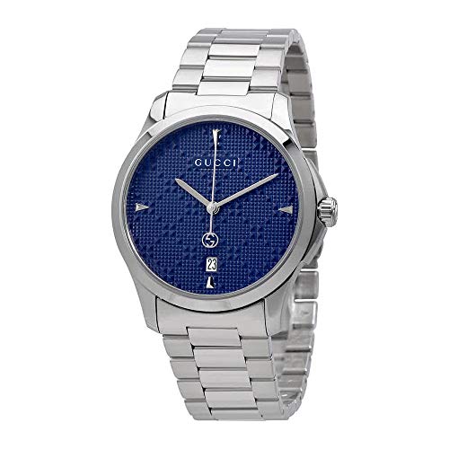 Gucci G-Timeless Diamante Blue Dial Ladies Watch