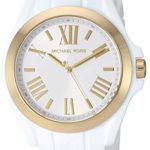 Michael Kors Women's Bradshaw Quartz Silicone Strap, White