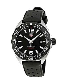 TAG Heuer Men's Formula 1 Stainless Steel Watch with Black Band