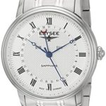 Elysee Men's Classic-Edition Analog Display Quartz Silver Watch
