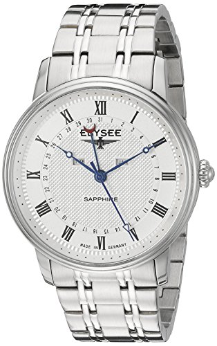 Elysee Men's Classic-Edition Analog Display Quartz Silver Watch