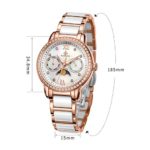 MAMONA Women's Rose Gold Chronograph Watch