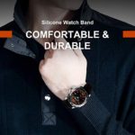 Aposon Men’s Quartz Silicone Band Sport Watch – 30M Waterproof Analog Timepiece