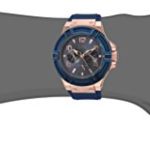 GUESS Men's Stainless Steel Silicone Casual Watch