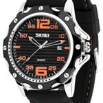 Mens Quartz Watch, Analog Watches Fashion Sports Dress Waterproof