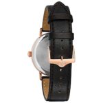 Bulova Men's Quartz Stainless Steel and Leather Dress Watch