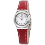 Swatch Cite Vibe Ladies Leather Strap Watch