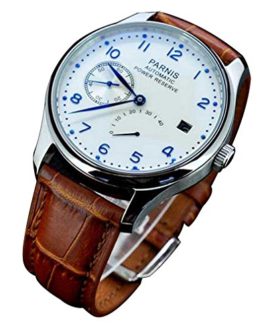 Fanmis Power Reserve White Polit Dial Men's Watch