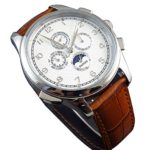 White Globe Dial Automaitc Chronometer Womens Mens Watch