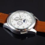 White Globe Dial Automaitc Chronometer Womens Mens Watch