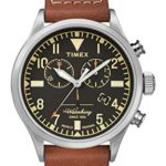 Timex Waterbury Men's Traditional Leather Strap Chronograph Watch