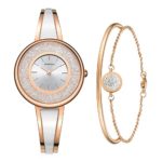 MAMONA Women’s Rose Gold-Tone Bangle Watch