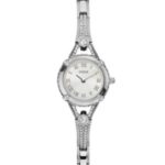 GUESS Women's Stainless Steel Petite Vintage Inspired Watch