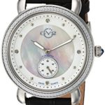 GV2 by Gevril Marsala - Sub Eye Womens Swiss Quartz Black Leather Strap Watch