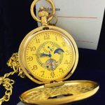 OGLE Vintage Copper Double Cover Mechanical Pocket Watch