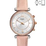 Fossil Women's Carlie Stainless Steel Hybrid Smartwatch Watch