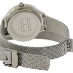 Tommy Hilfiger Women's Silver-Tone Silicone Band Steel Case Watch