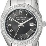 Caravelle New York Women's 43M113 Swarovski Crystal Stainless Steel Watch