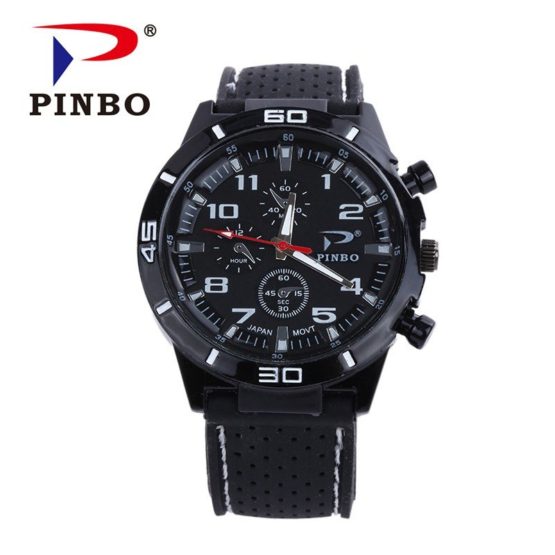 2016 New PINBO Brand Men Sports Racing Quartz Watch