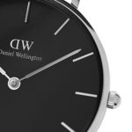 Daniel Wellington Classic Petite Sterling in Black 32mm