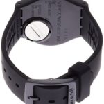 Swatch Originals Blackway Black Dial Silicone Strap Unisex Watch