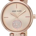Anne Klein Women's Swarovski Crystal Accented Rose Gold-Tone Watch