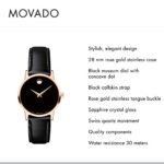 Movado Women's Museum Rose Gold Watch with a Concave Dot Museum Dial
