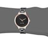 Nine West Women's Rose Gold-Tone and Gunmetal Bracelet Watch