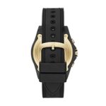 Armani Exchange Men's Hybrid Smartwatch, Black Silicone