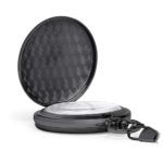 Speidel Classic Brushed Satin Black Engravable Pocket Watch