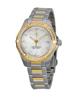 Tag Heuer Women's Aquaracer Diamond-Accented Two-Tone Watch