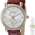 GV2 by Gevril Women's Marsala Analog Display Swiss Quartz Red Watch
