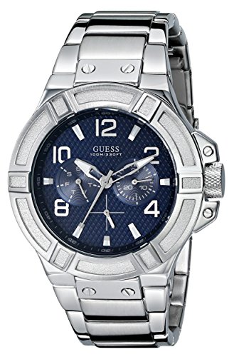 GUESS Men's Rigor Standout Sporty Multi-Function Watch