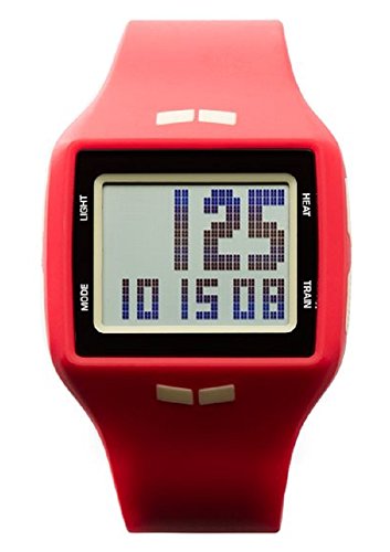 Vestal Unisex Helm Digital Display Quartz Red Watch