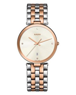 Rado Women's Florence 38mm Two Tone Steel Bracelet Rose Gold Plated Watch