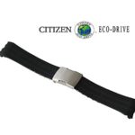 Citizen Original Replacement 23mm Black Rubber Watch Band Strap