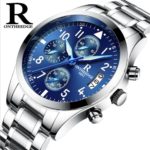 Top Brand Business Quartz Watches Men Stainless Steel Band 30m Waterproof