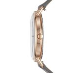 Skagen Women's Stainless Steel & Leather Watch with Sparkling Dial – Elegant & Water-Resistant Timepiece for Any Occasion