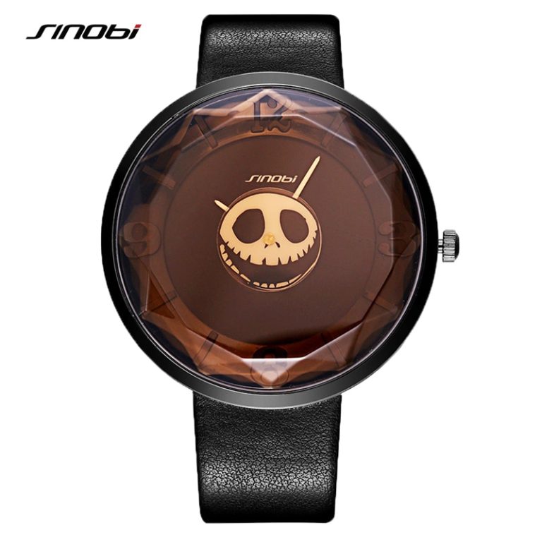 2017 SINOBI Skull Women Wrist Watches Leather Watchband Luxury Brand Lady Watch Fashion Female Geneva Pirate relogio feminino 2 2017 SINOBI Skull Women Wrist Watches Leather Watchband