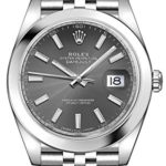 Men's Rolex Datejust 41 Dark Rhodium Oystersteel Watch