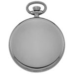 Gotham Men's Gun-Tone Mechanical Pocket Watch