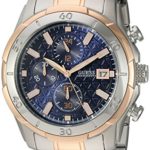 GUESS Men's Sporty Rose Gold-Tone Stainless Steel Watch