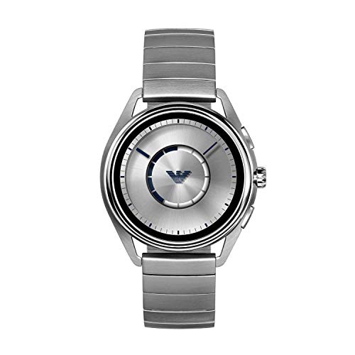 Emporio Armani Men's Stainless Steel Plated Touchscreen Smartwatch